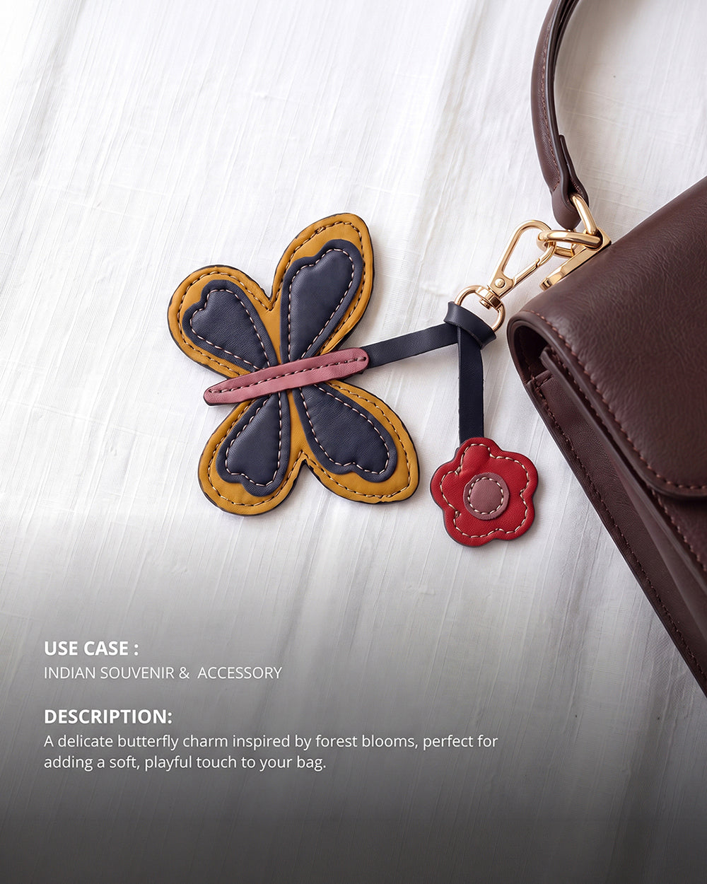 Social Butterfly Bag Charm | Forest Folklore