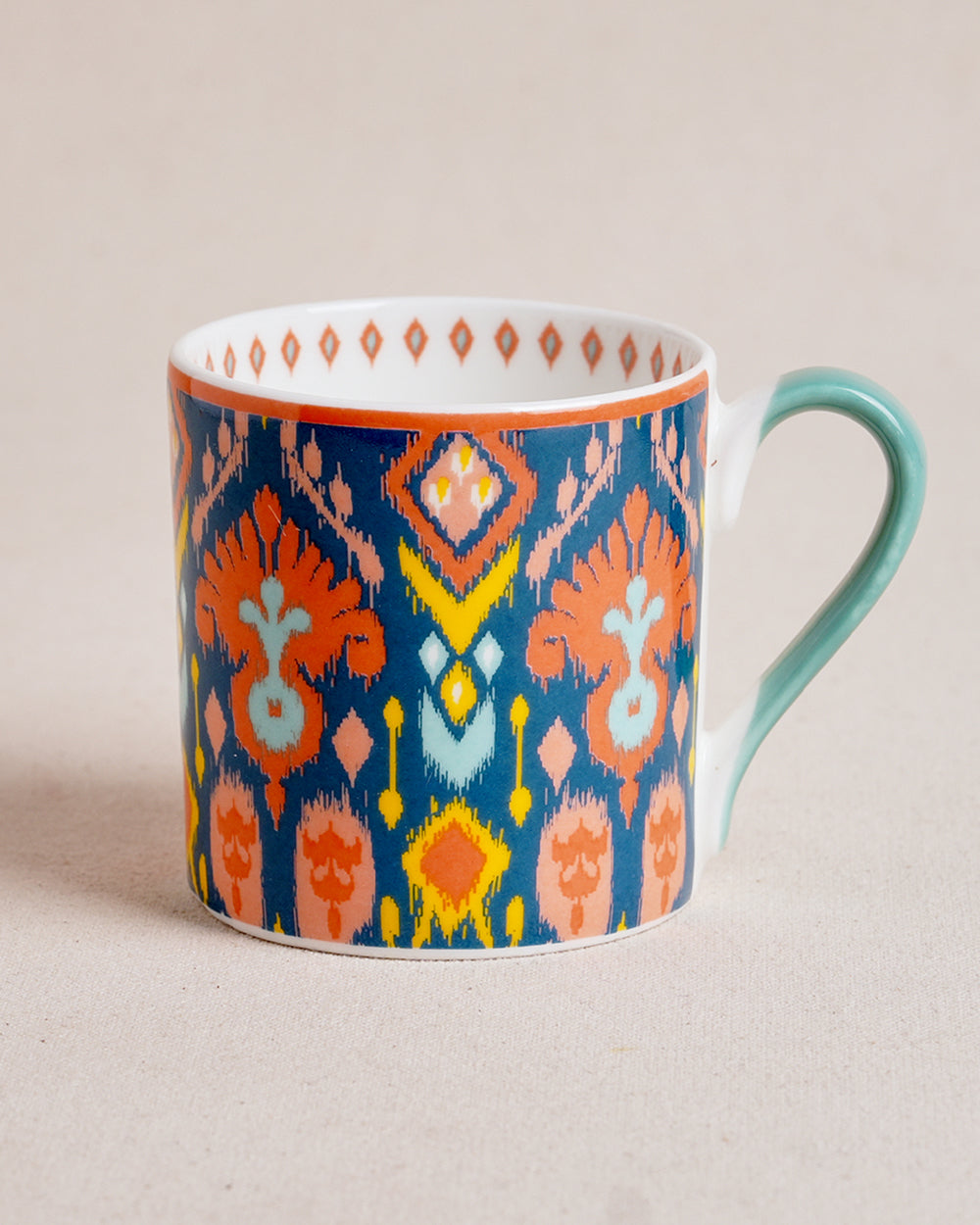 Ikat Tea Mugs Gift Set of 6