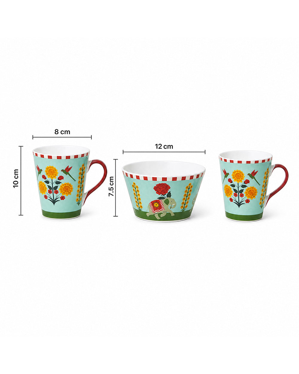 Rani Bagh Tea Trio Gift Set - Set of 3 | Palace Memoirs