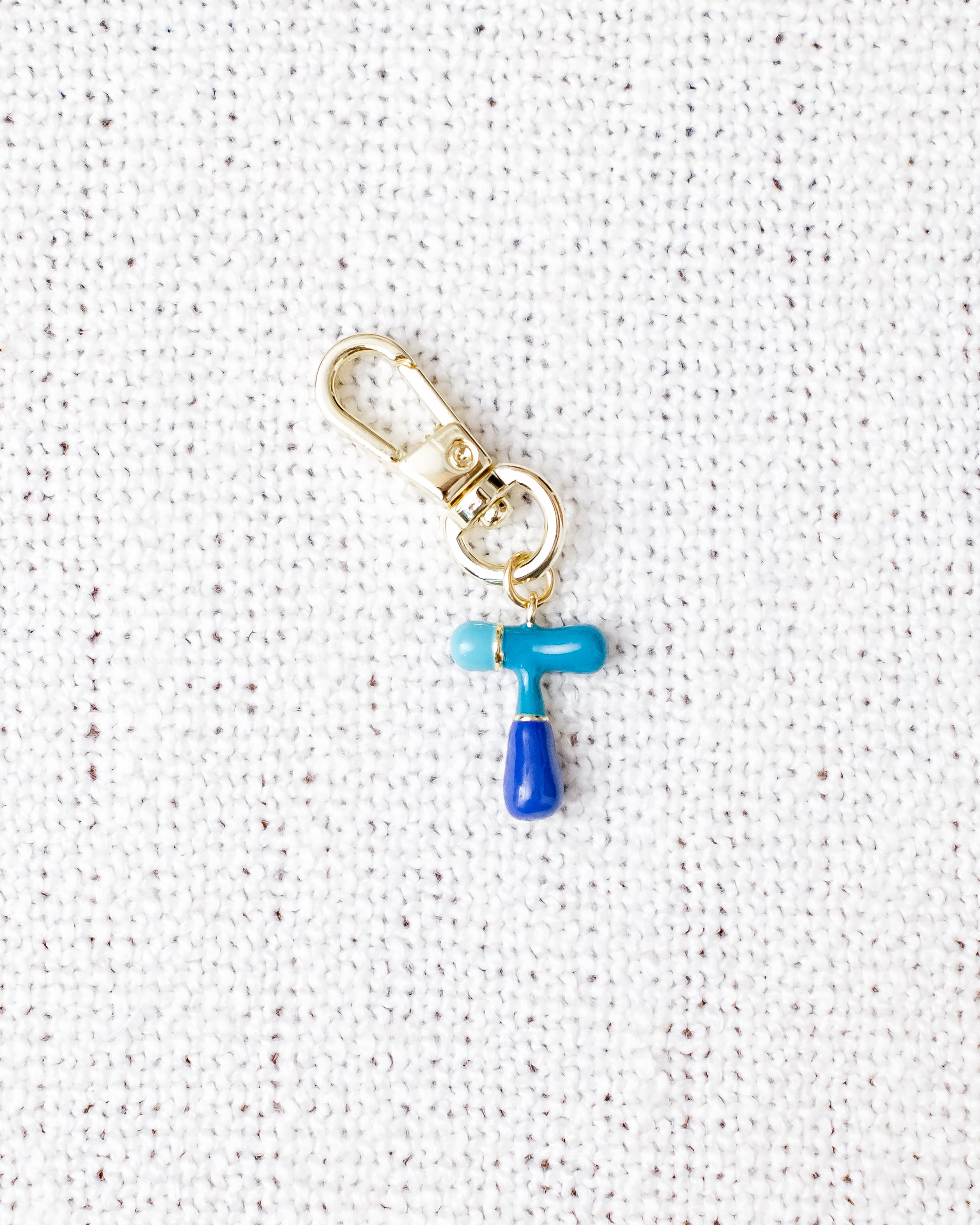 Alphabet Charm Hook - T