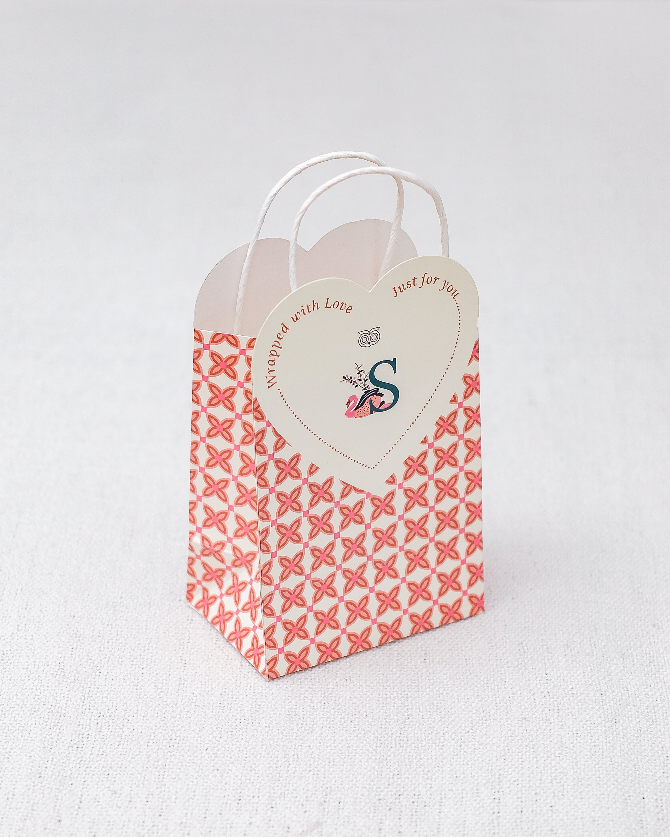 "To S, with Love" Gift Bag - Swan