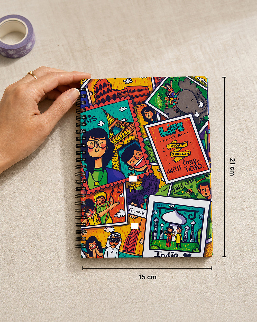 Let's Travel Together Spiral Notebook