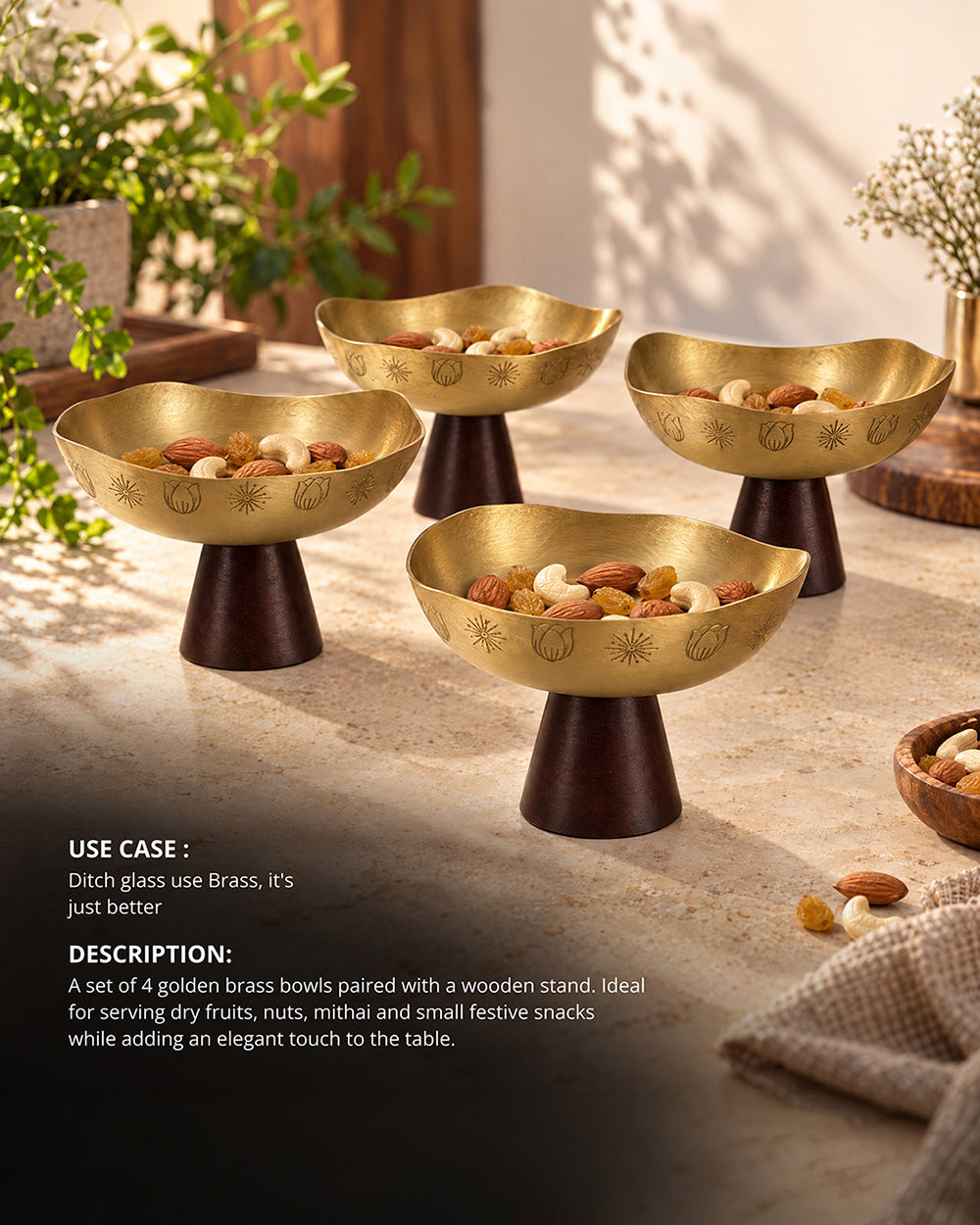 CharBagh Bowls Set of 4 | Haveli Socials
