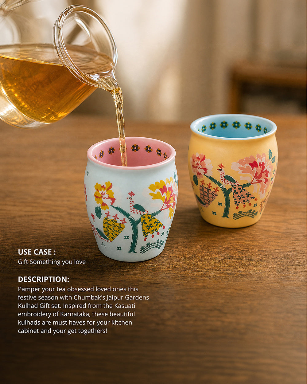 Jaipur Gardens Kulhad Gift Box - Set of 4