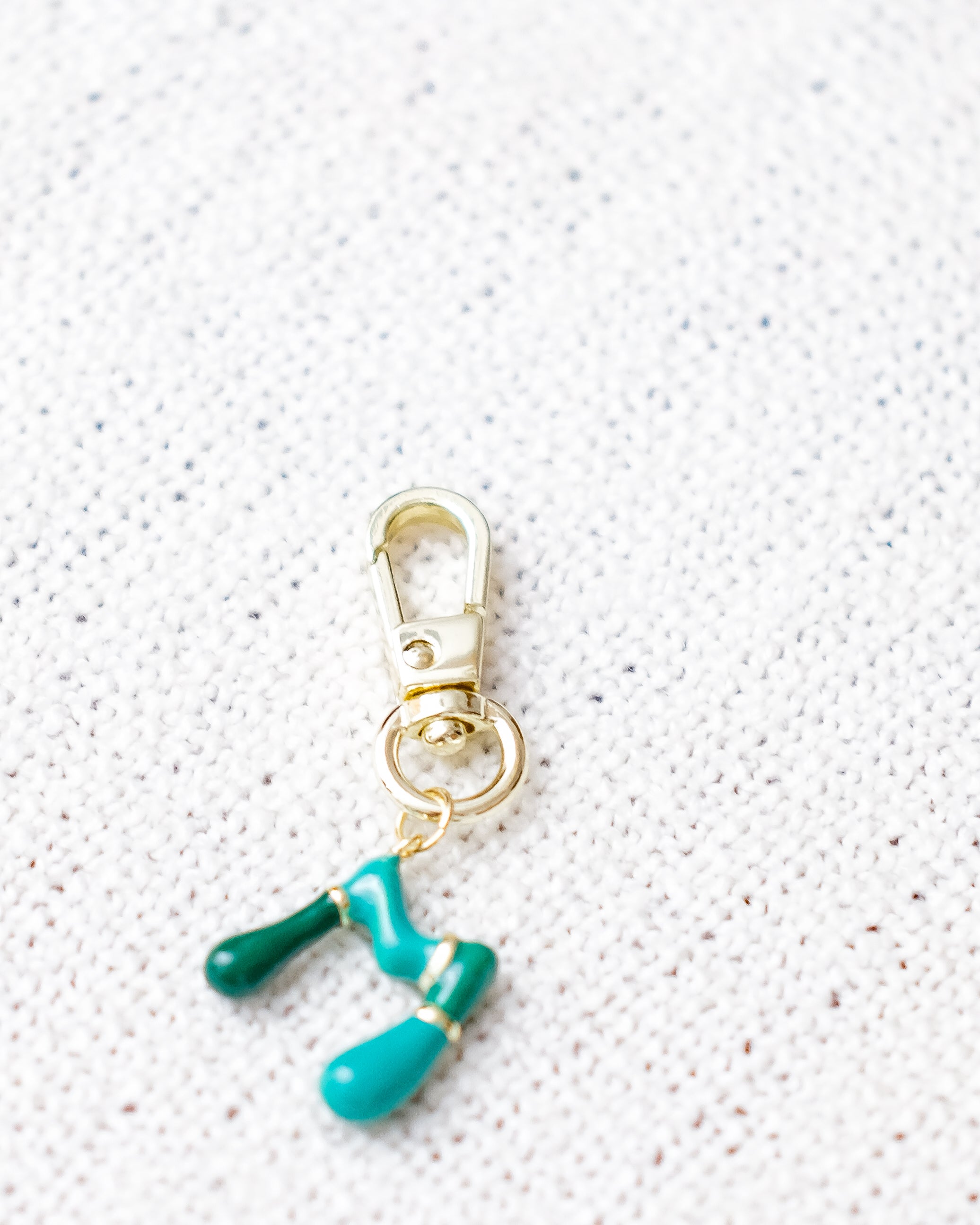 Alphabet Charm Hook - M