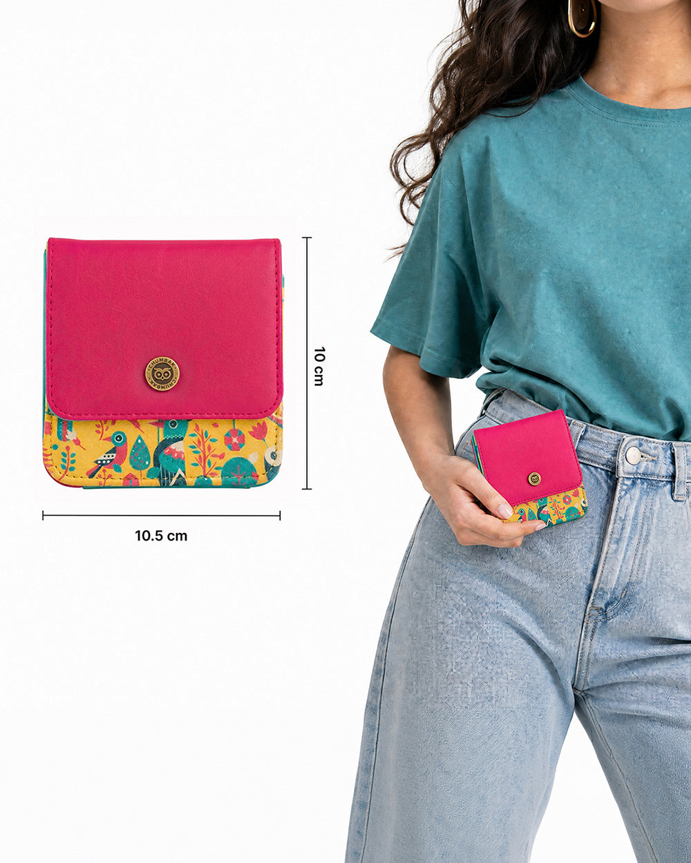 Tropical Birdie Wallet ' Yellow