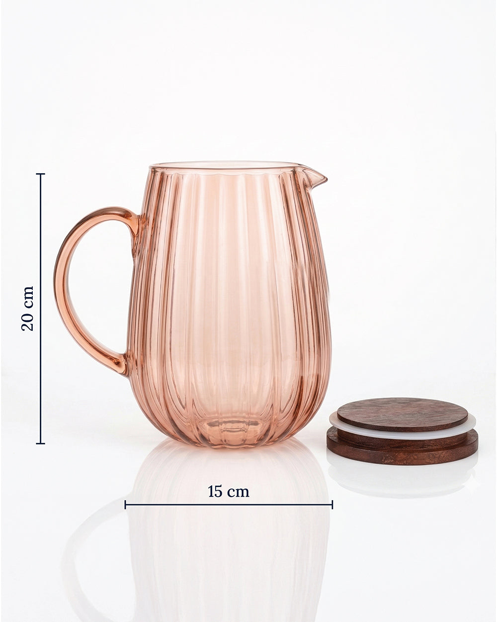 Citron Glass Pitcher| Citrus Zest
