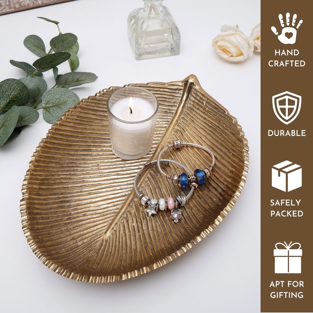 Leaf Gold Platter
