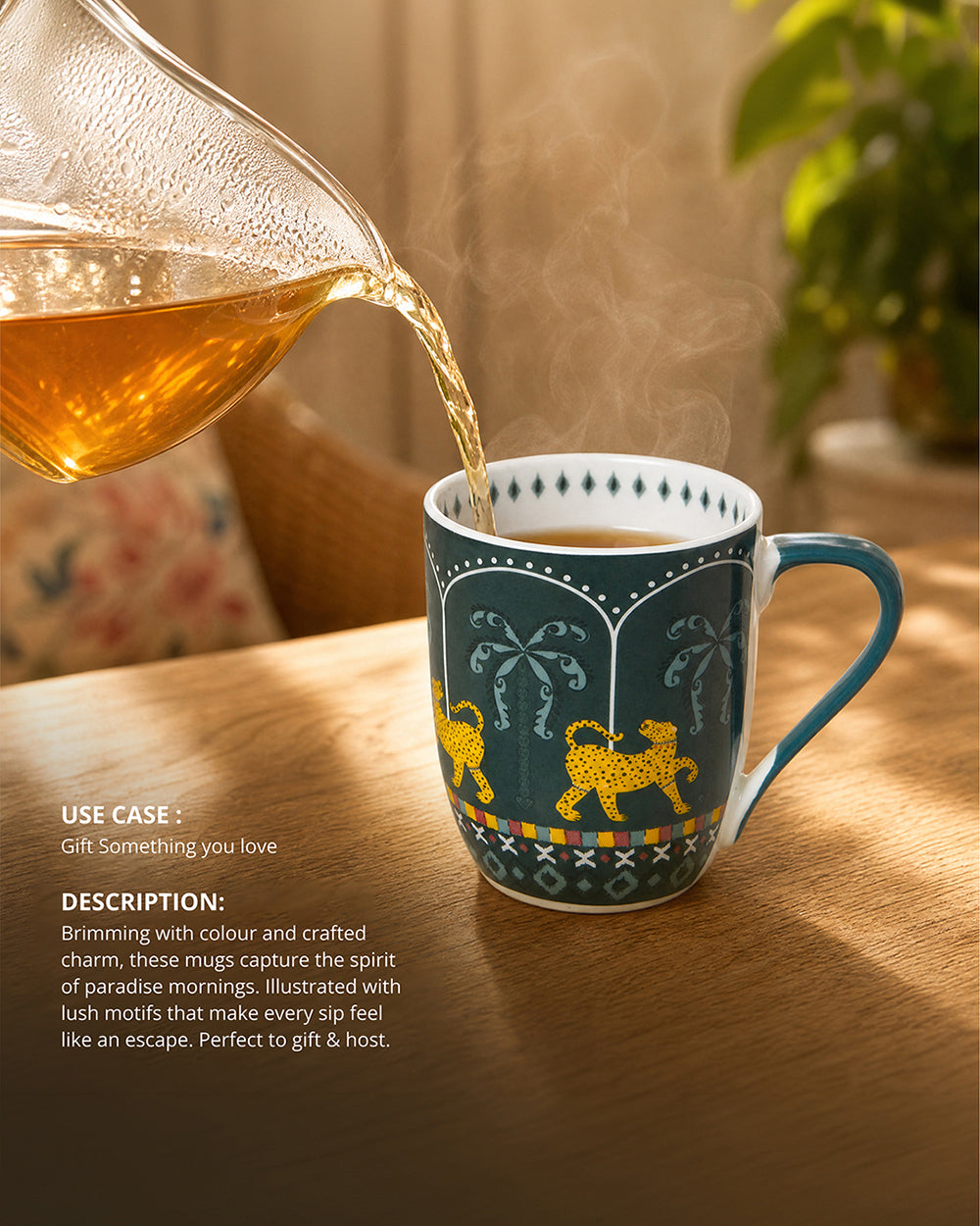 Jungle Soirée Mugs Gift Set of 2 | Lost in Paradise