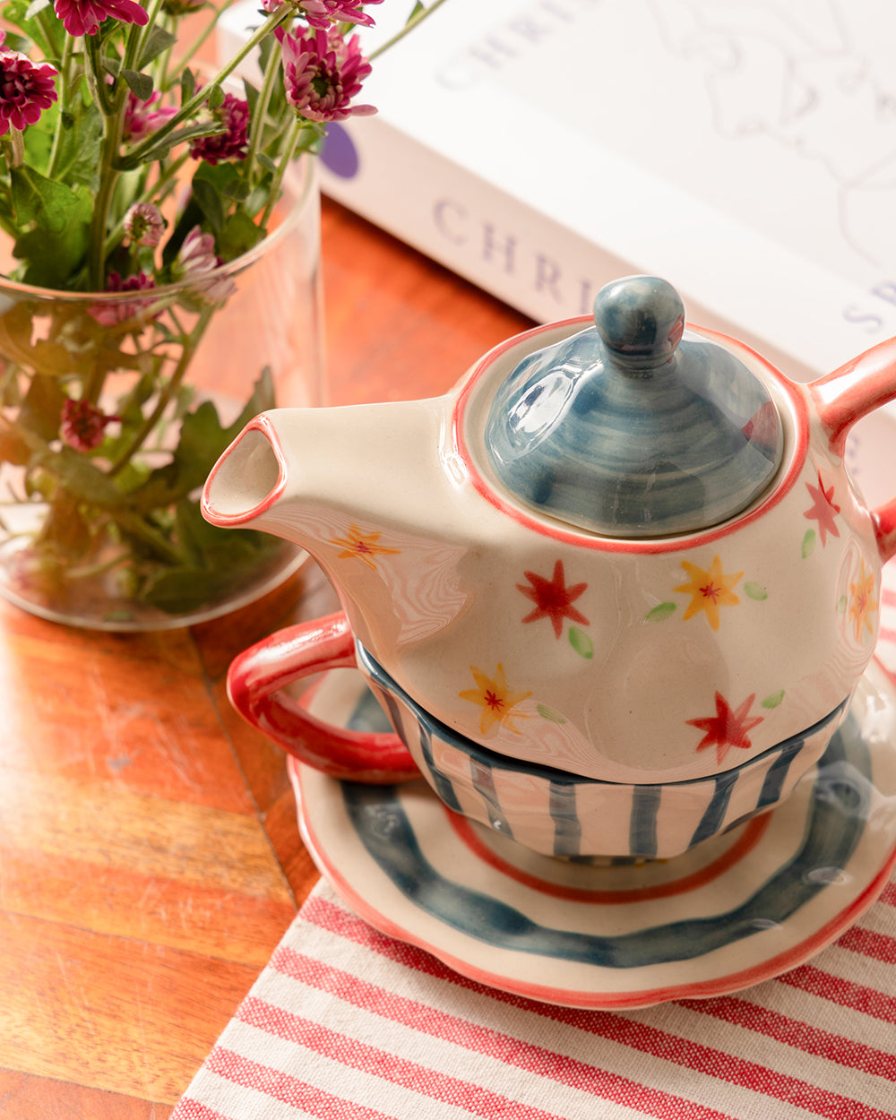 Rangoli- Tea set for one