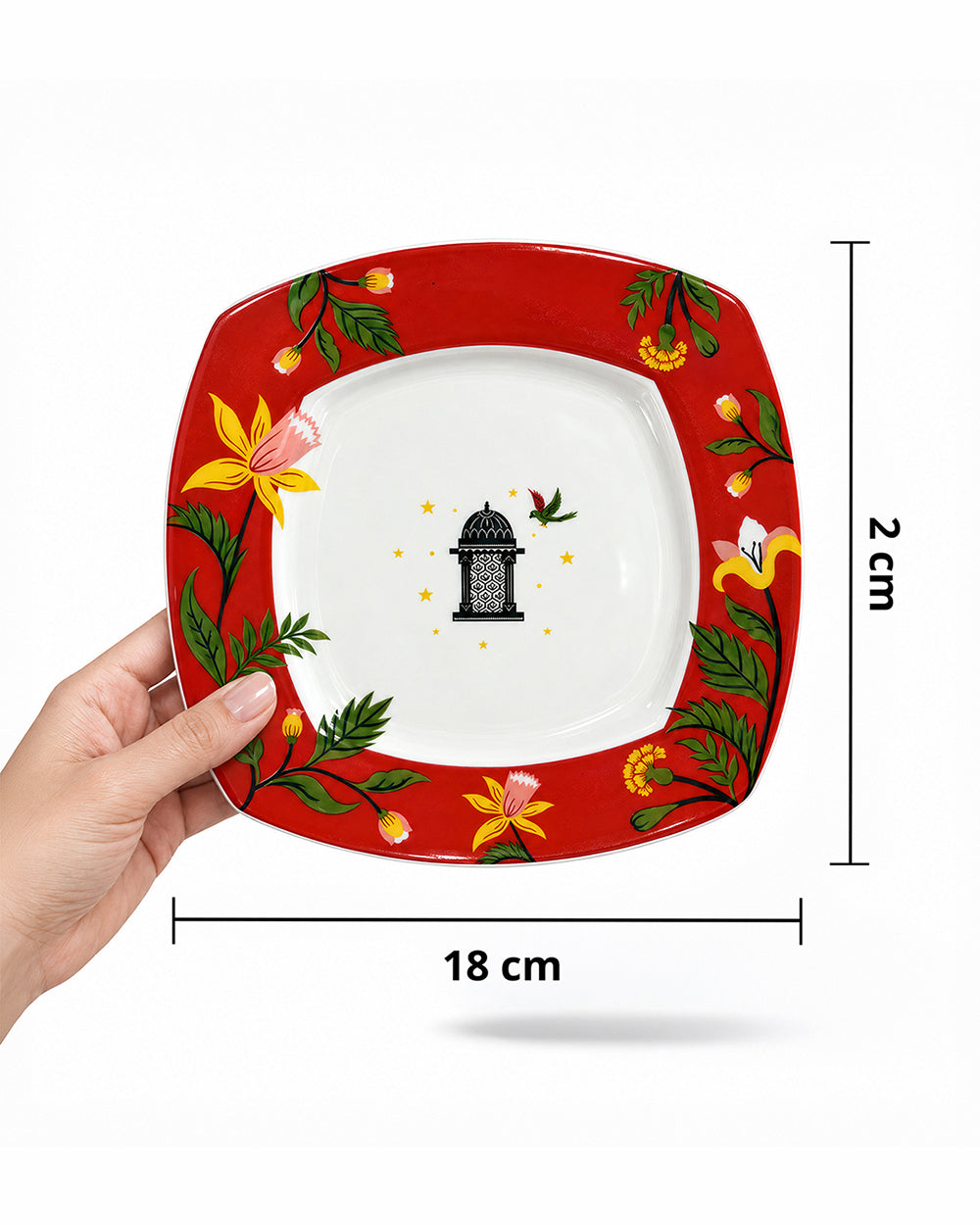 CharBagh Quarter Plates Set of 4 | Haveli Socials