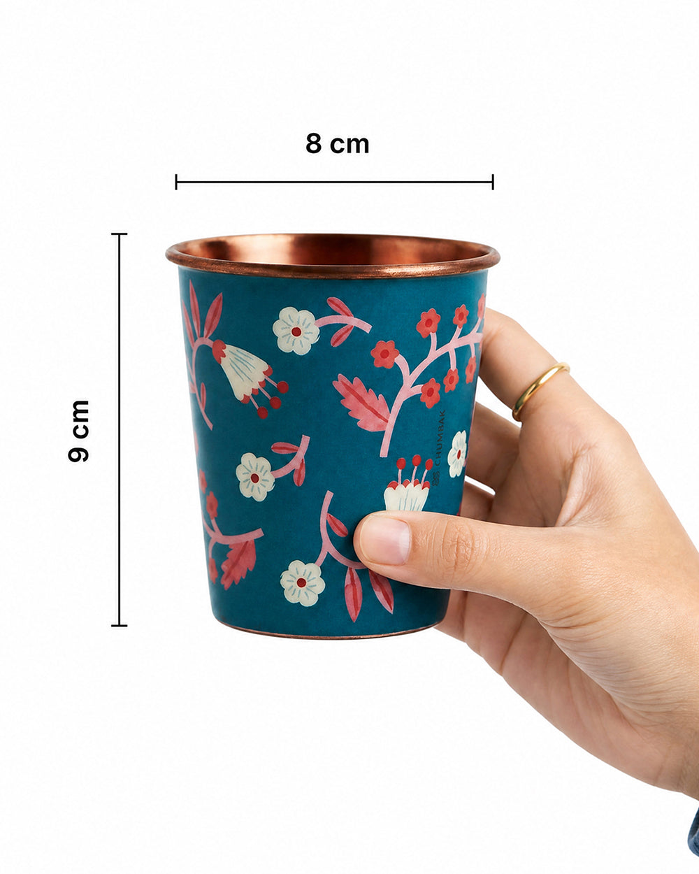 Lazy Daisy Creepers Copper Tumbler- Small