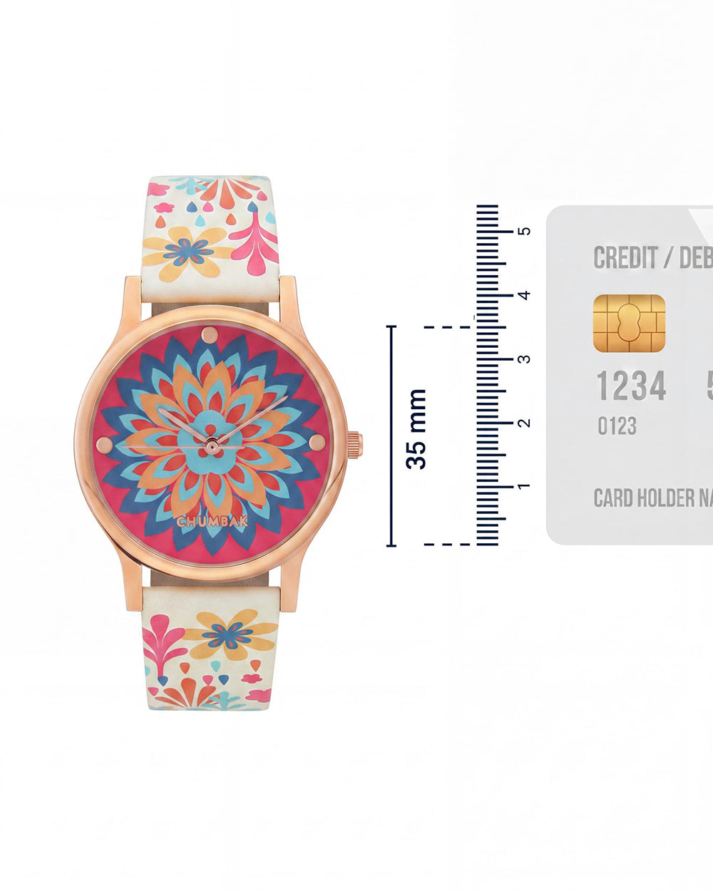 TEAL by Chumbak Jungle Burst Wrist Watch