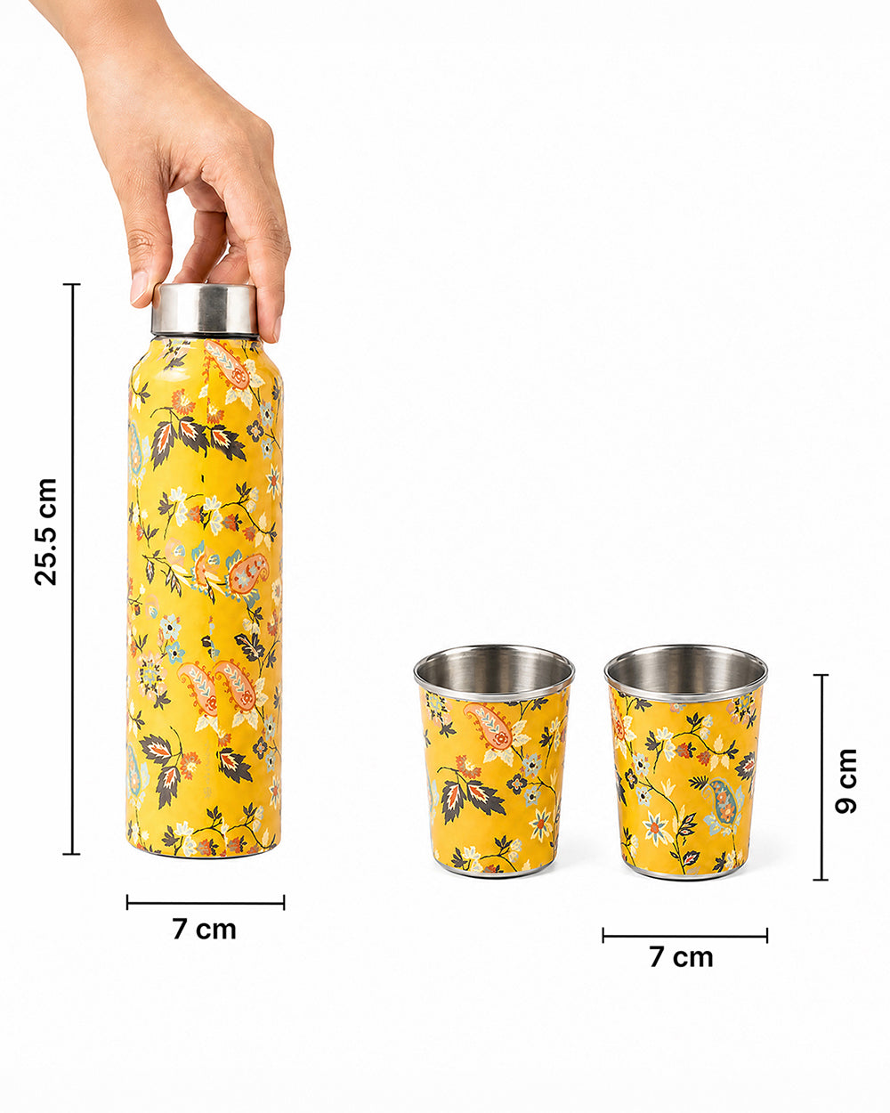 Pixel Paisley Drinkware Gift Set of 3