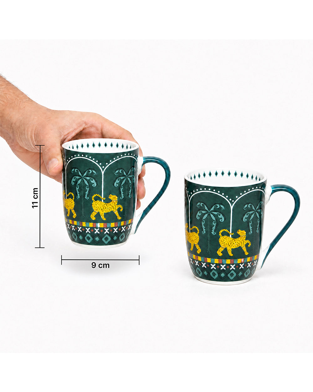 Jungle Soirée Mugs Gift Set of 2 | Lost in Paradise
