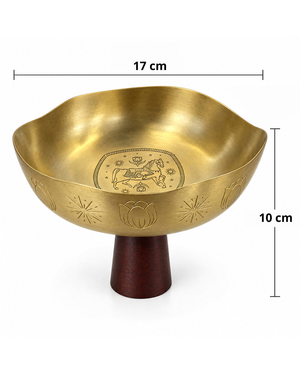 Mehfil Mood Brass Platter | Haveli Socials