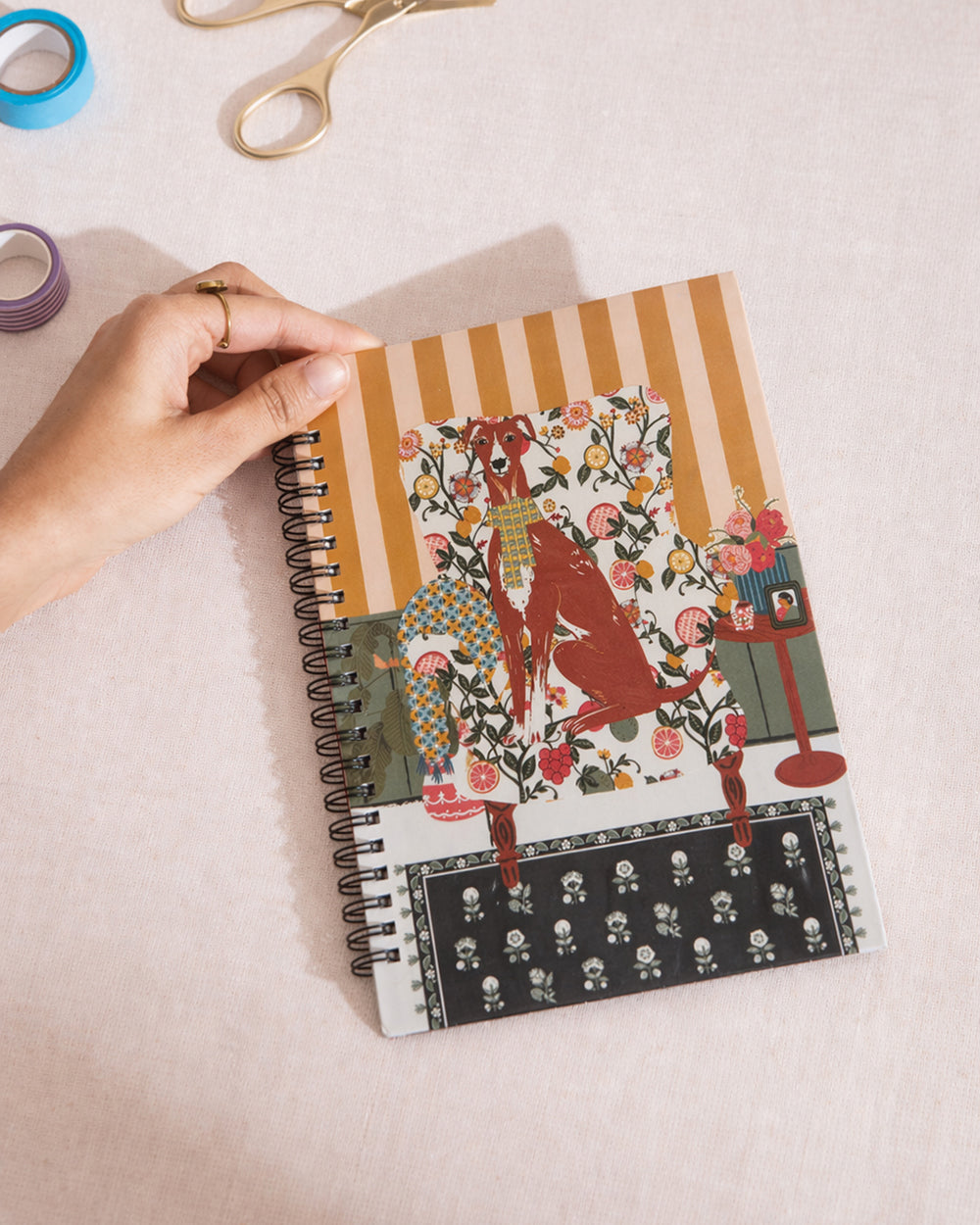 Florentine Hound Notebook | Citrus Zest