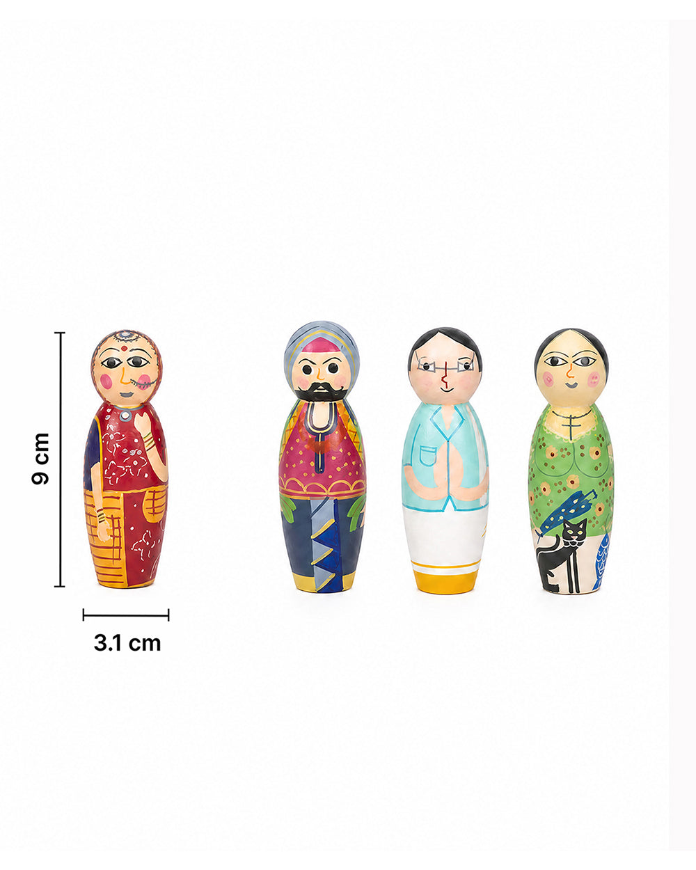 People of India Figurines Gift Box - Set of 6