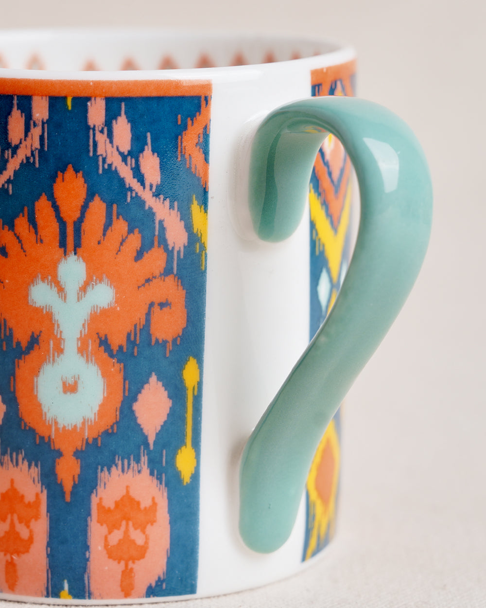 Ikat Tea Mugs Gift Set of 6