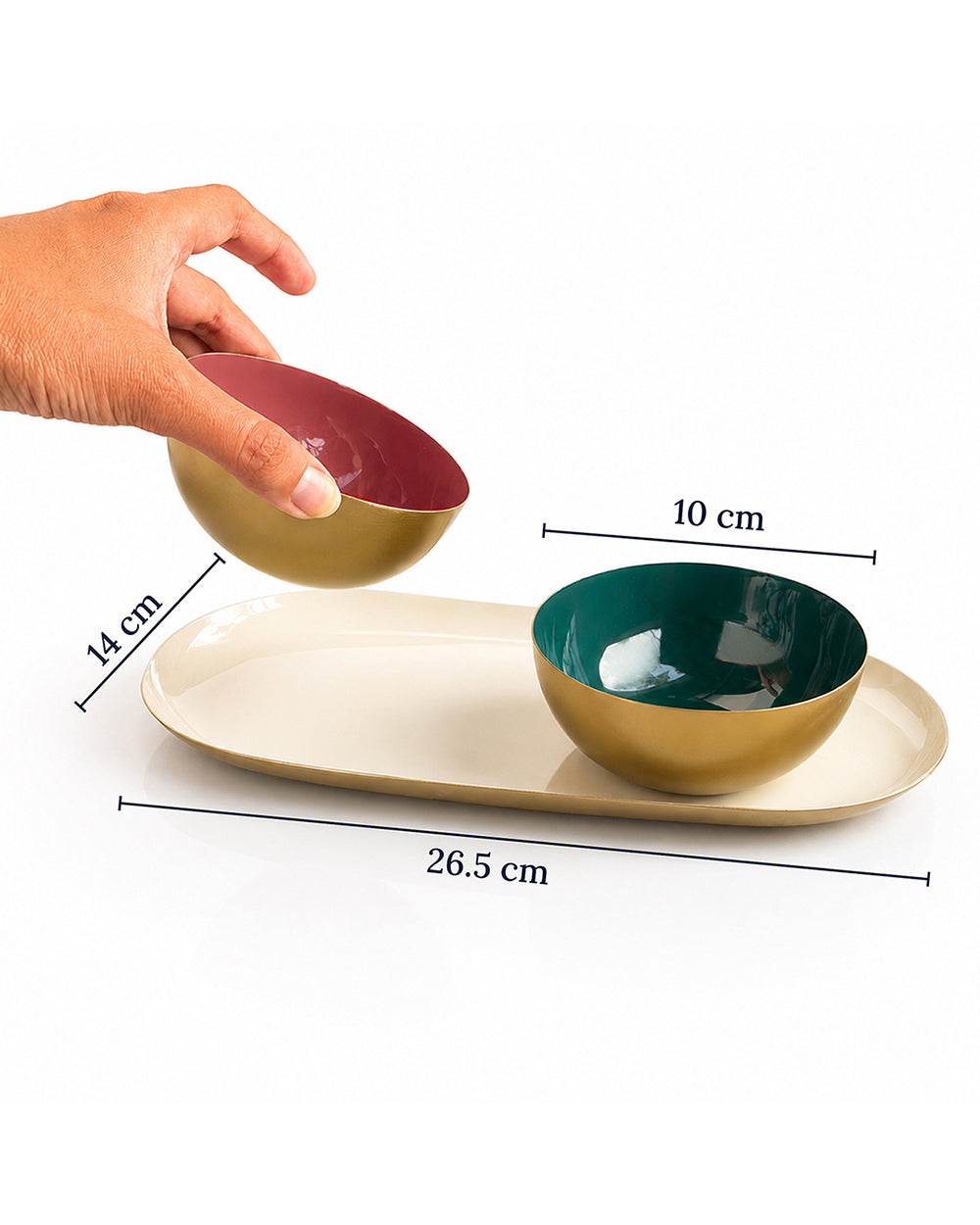 Tabletop Treat platter for her set of 1 - Threads of Joy