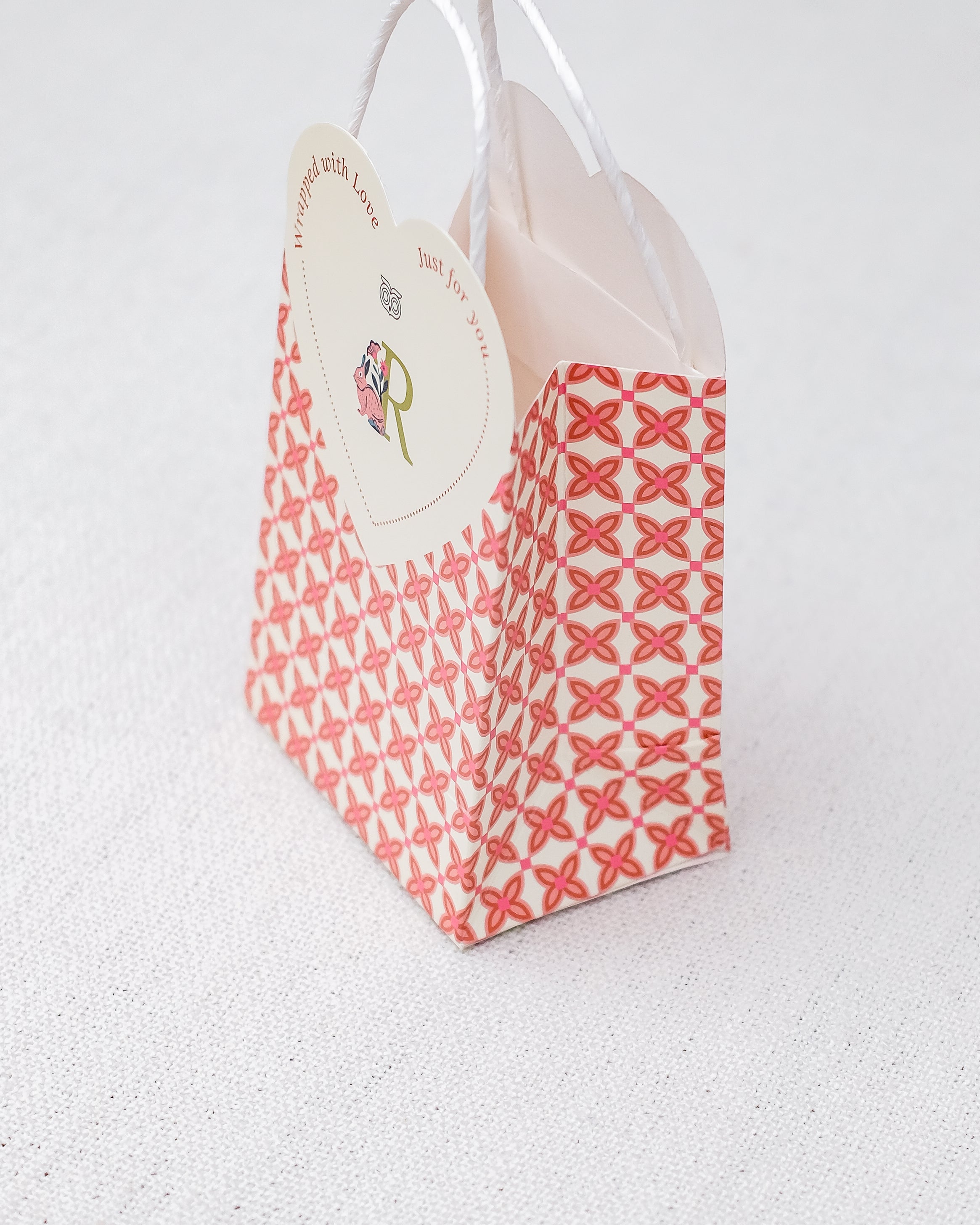 "To R, with Love" Gift Bag - Rabbit