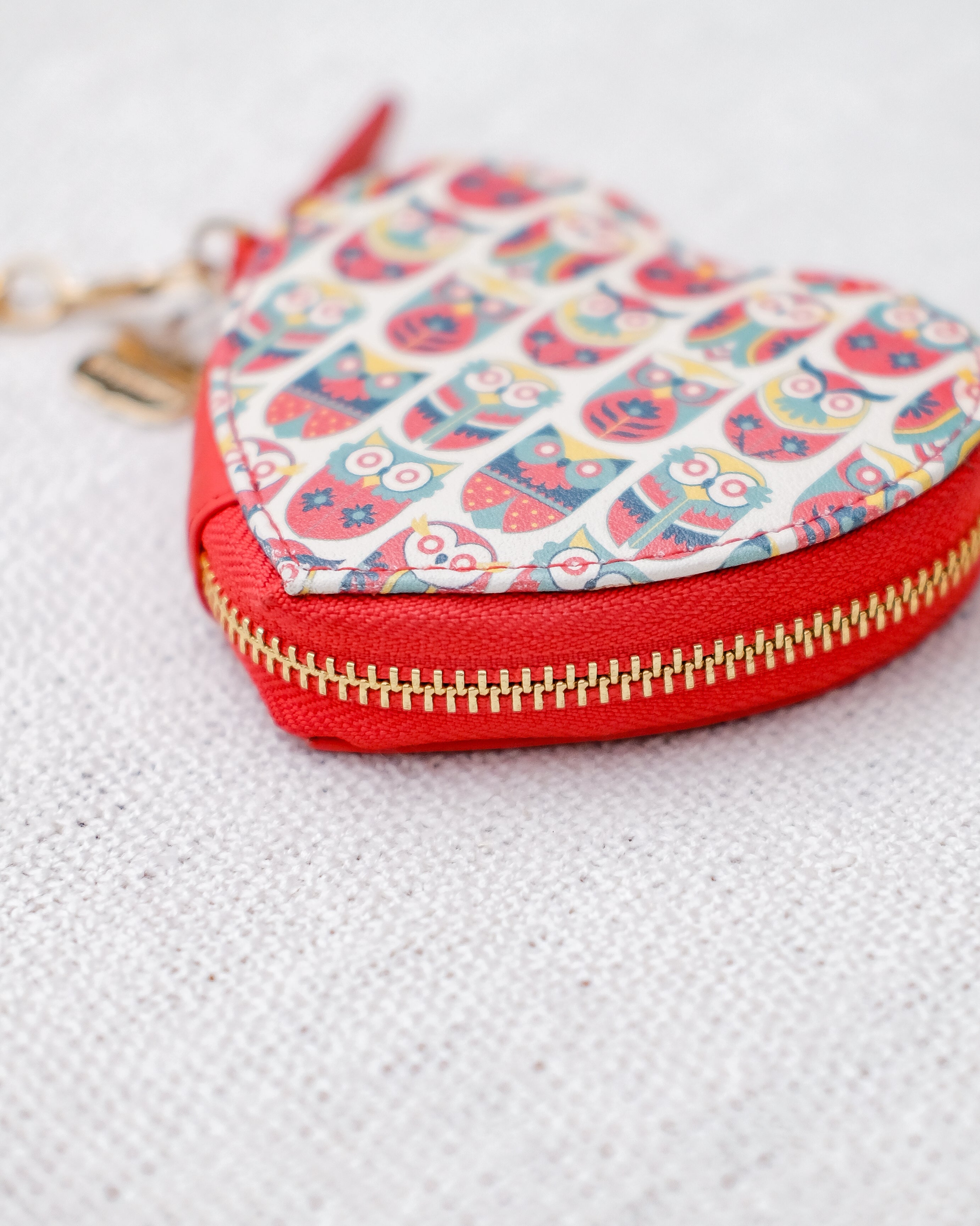 Hearty Owls Bag Charm