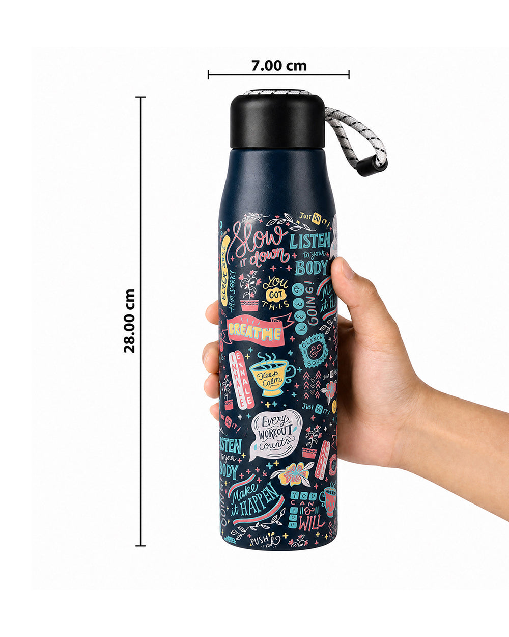 Things Indians Say Insulated Steel Sipper - 600 ml  | Forest Folklore