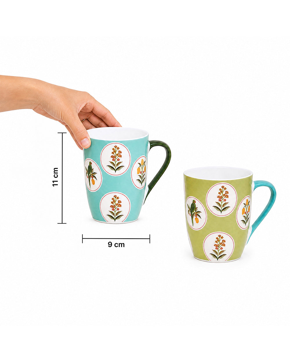 Serenade Brew Mugs Gift Set - Set of 2, 330 ml