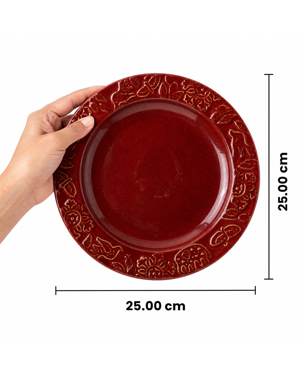 Forest Embossed  Plate | Forest Folklore