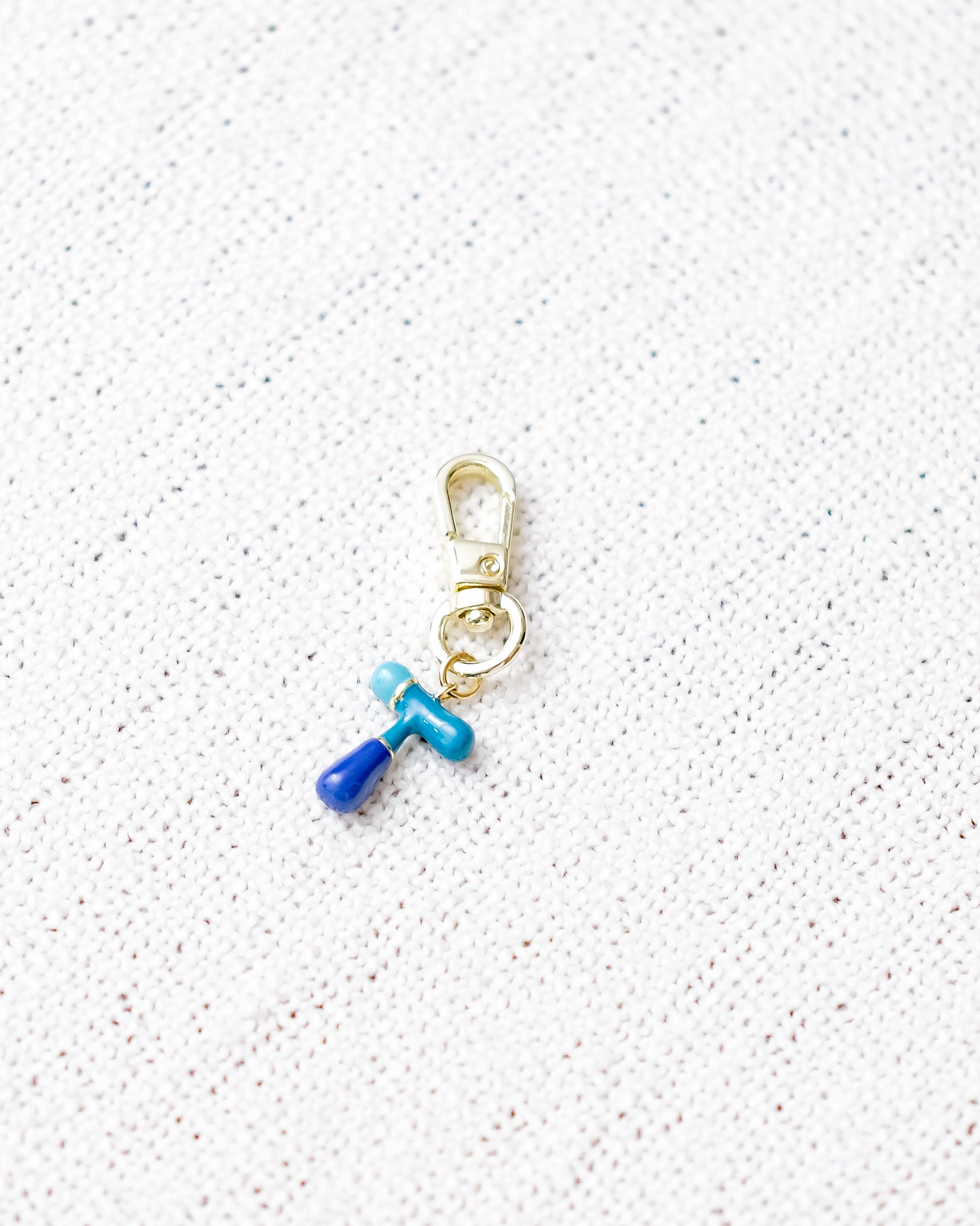 Alphabet Charm Hook - T