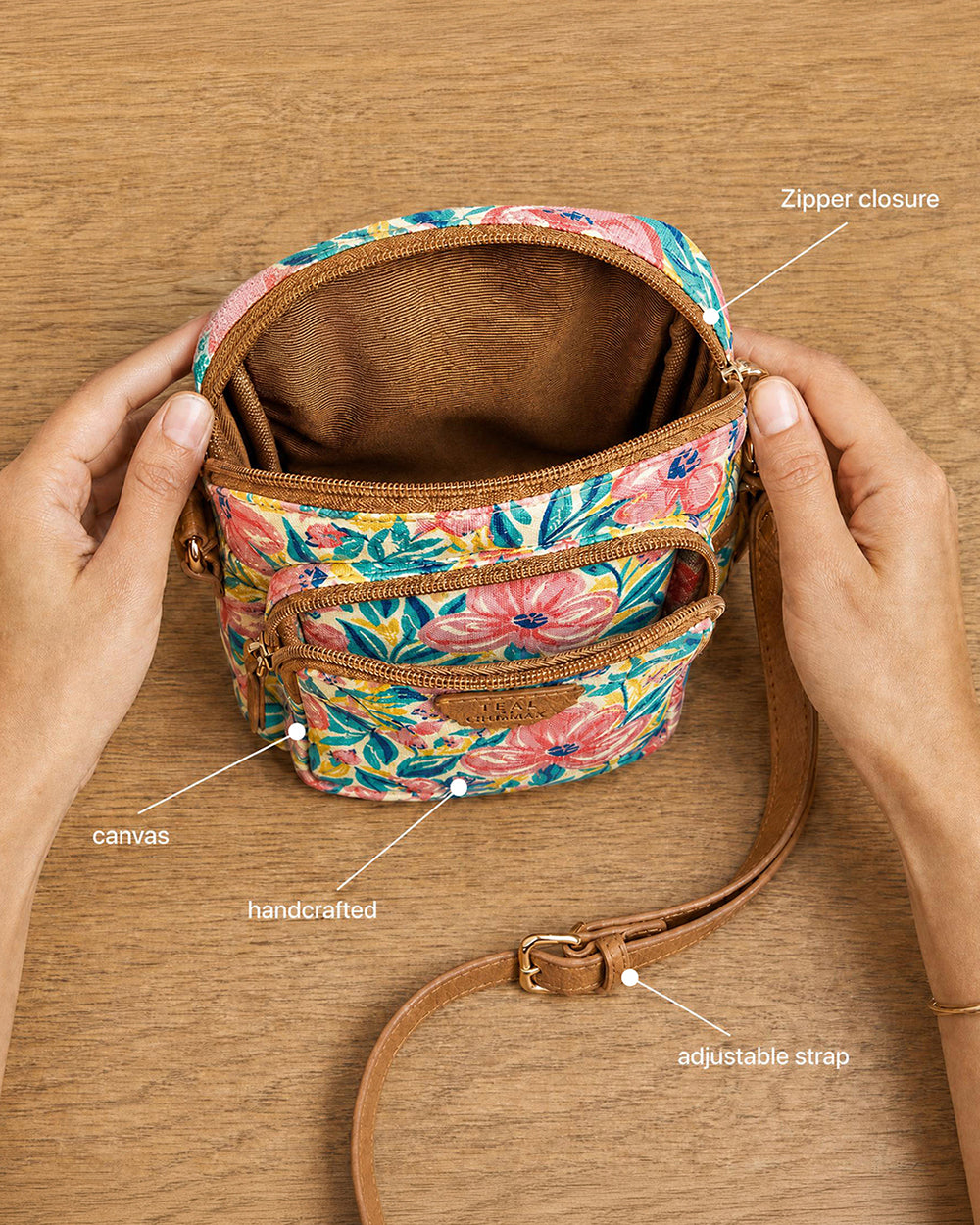 Teal by Chumbak Sunshine State wallet Sling Bag