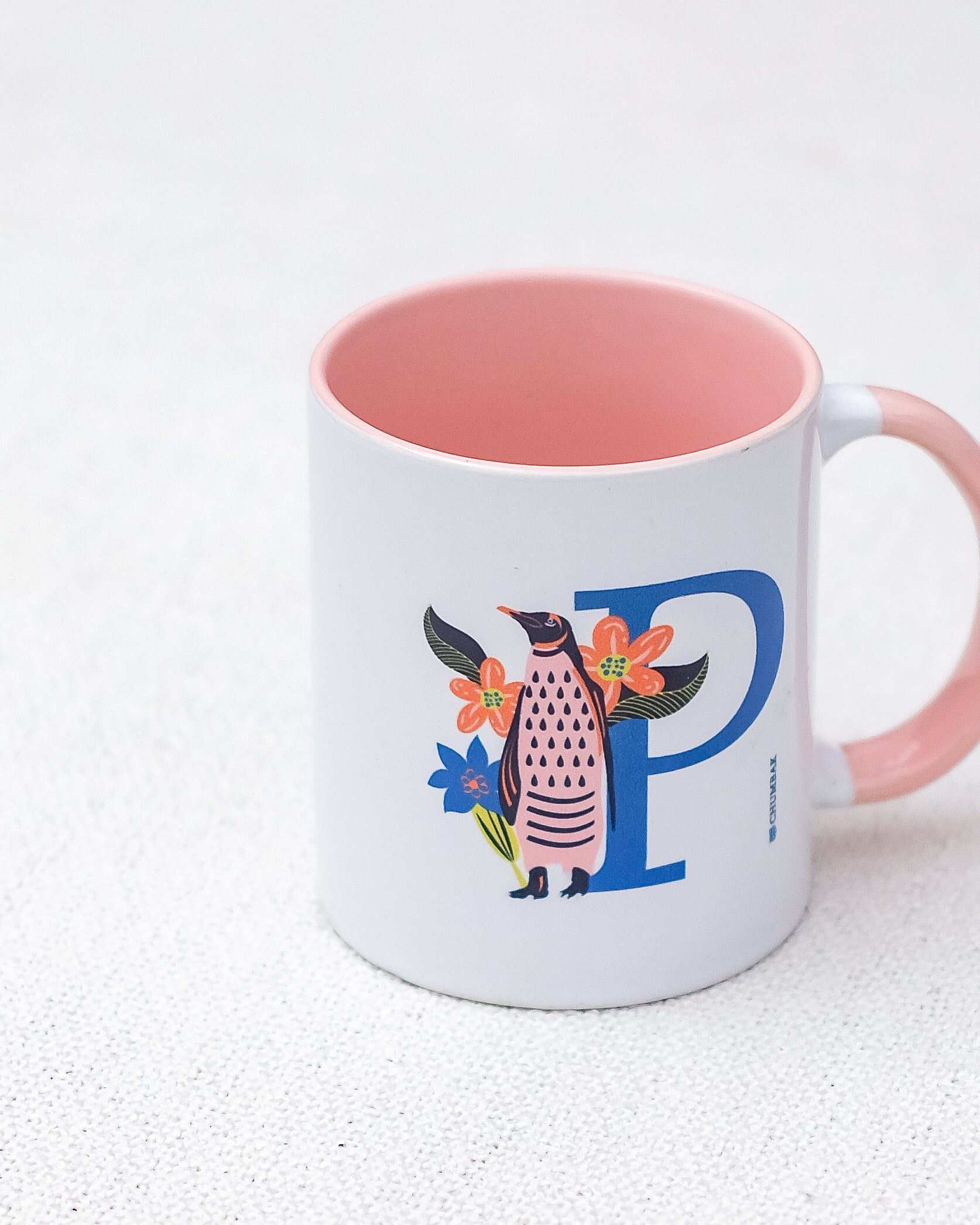 Penguin Mug – P | Gloss Finish