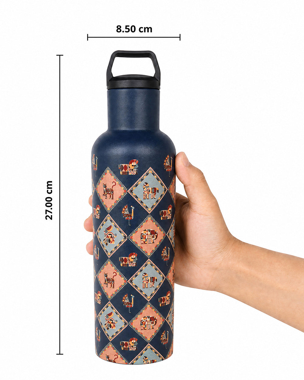 Jungle Jigsaw Insulated Steel Sipper - 900ml | Forest Folklore