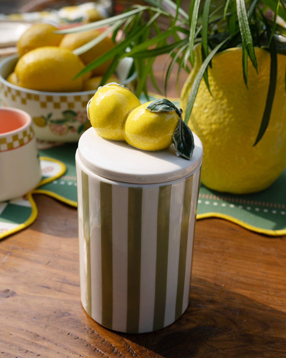 Limonata Storage Jar | Citrus Zest
