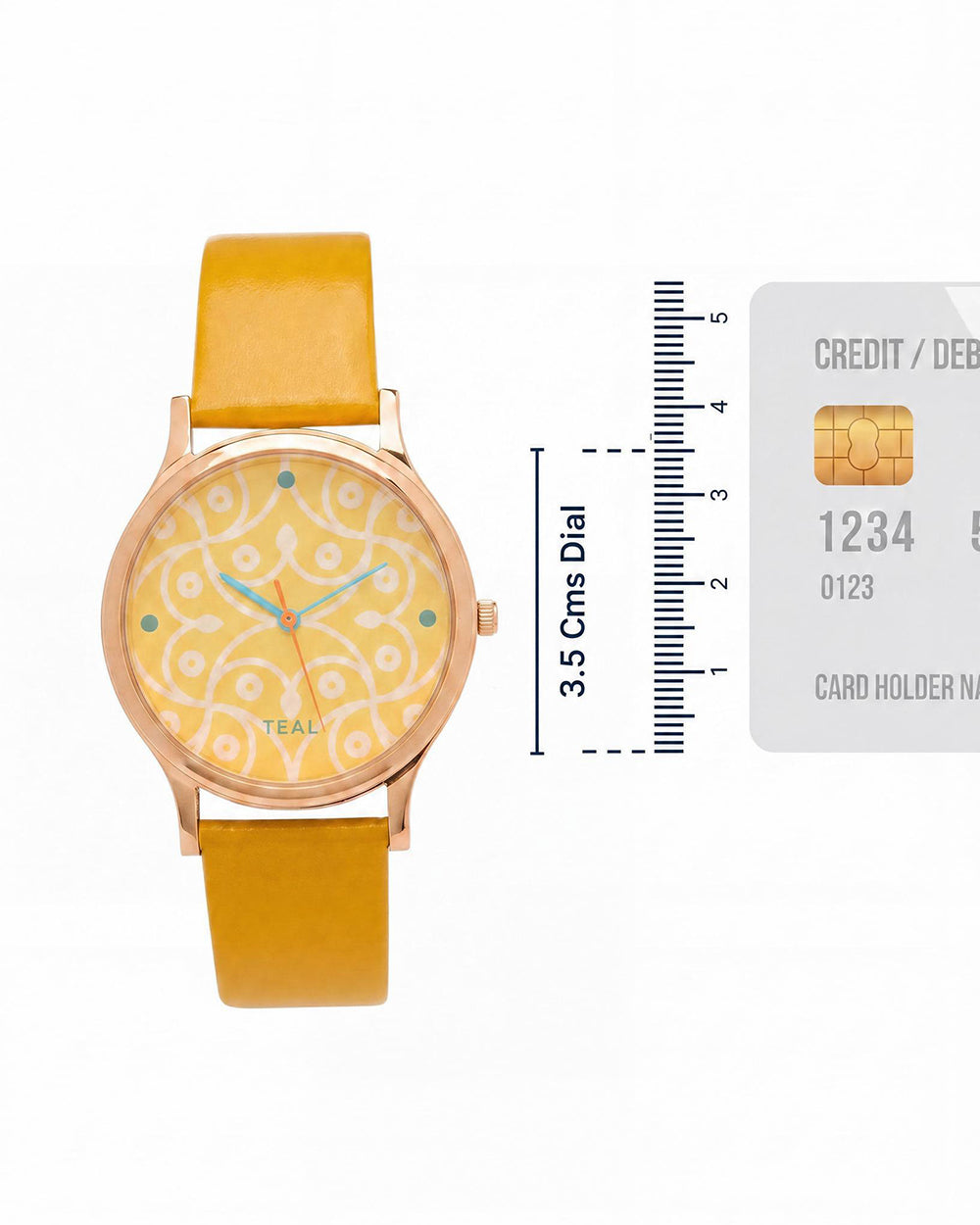 TEAL by Chumbak Pixel Blossom Wrist Watch