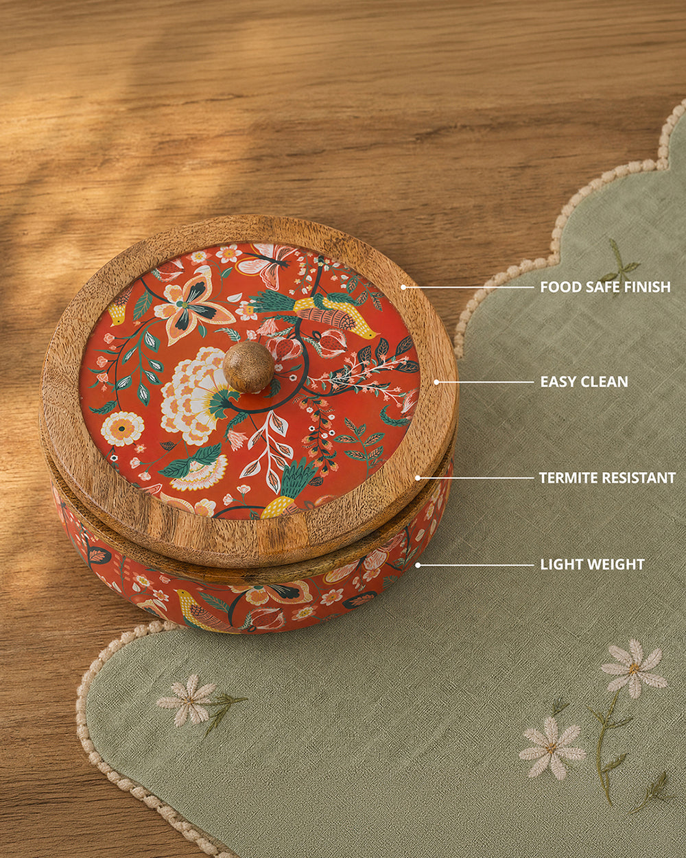 Bahaar Wooden Storage Box