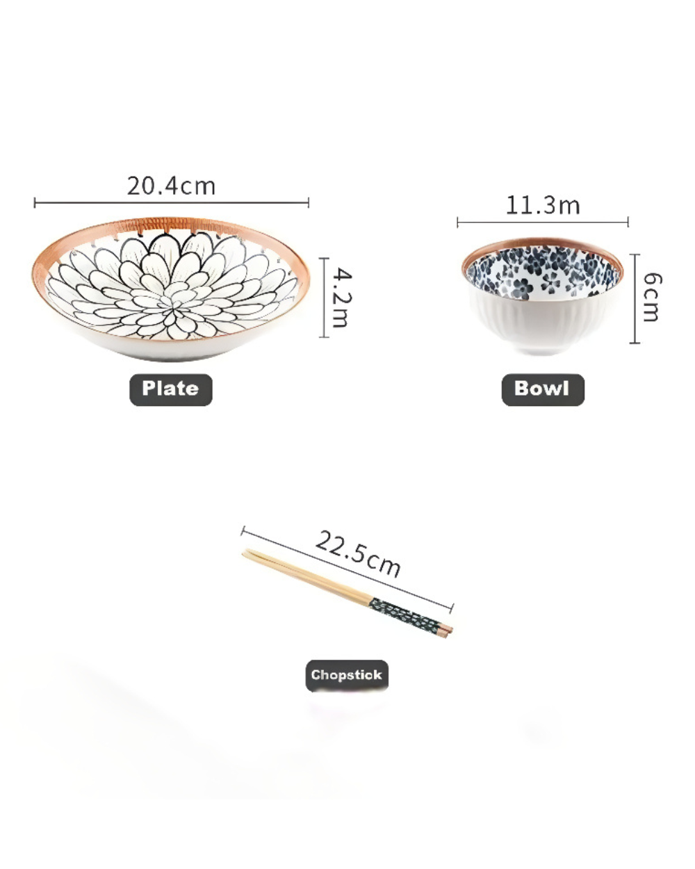 Ceramic Rice Bowl set