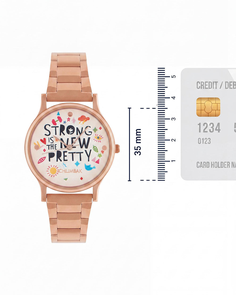 TEAL by Chumbak Strong is the new pretty Watch,Metal link Strap