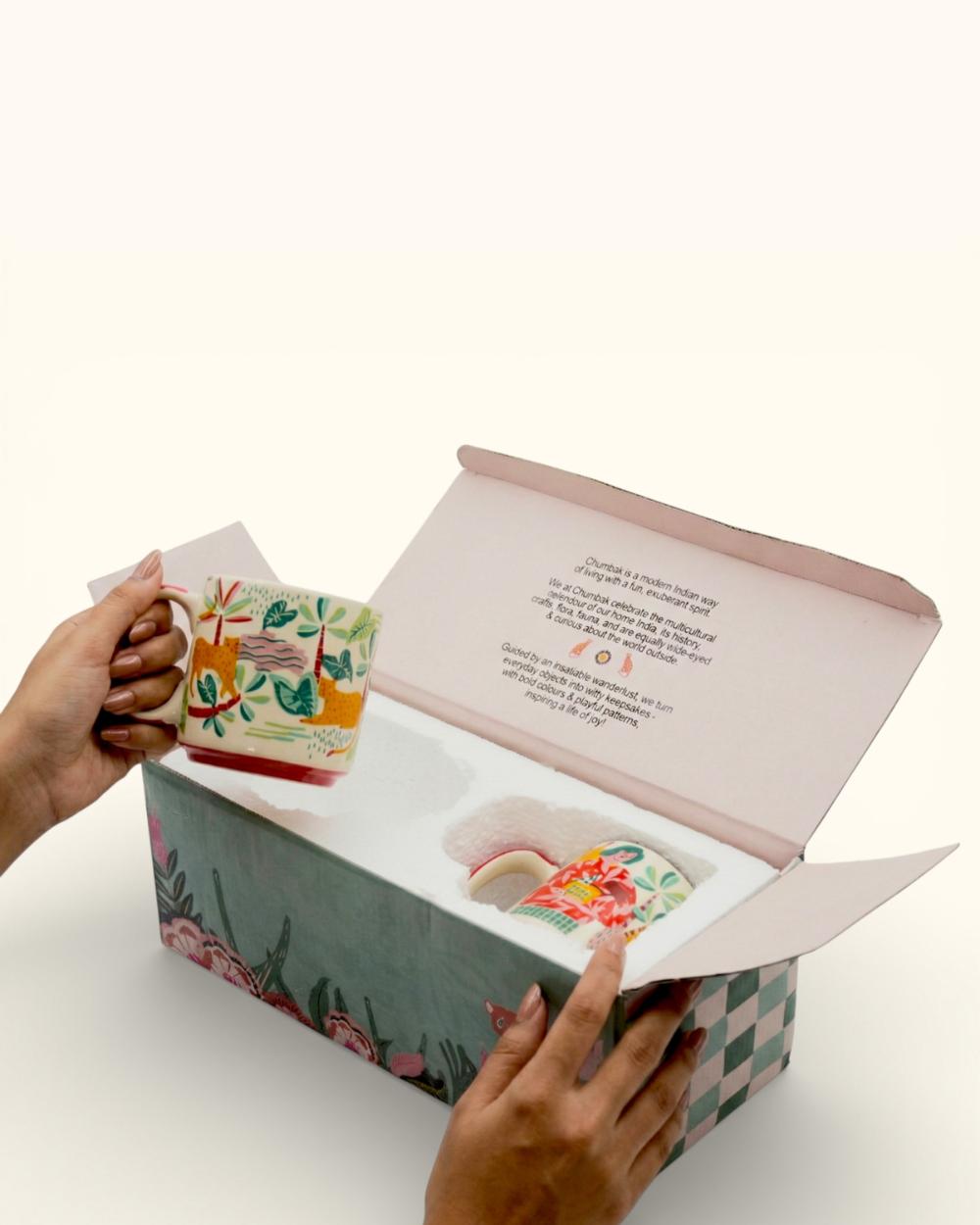 Chumbak Cups of Joy Gift Set of 2 | Comes in a Gift Box
