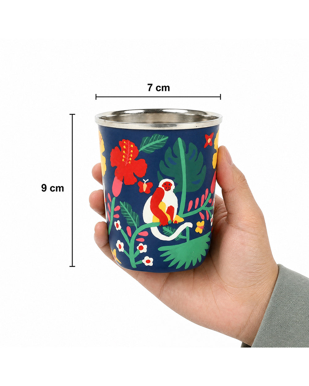 Quiet Jungle Small Tumbler - Blue