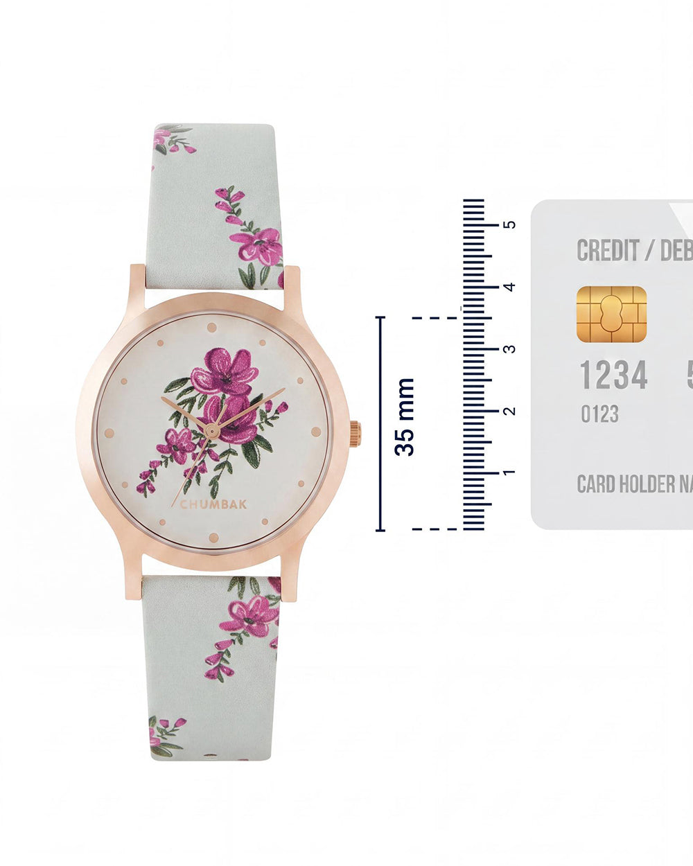 TEAL by Chumbak Jungle Flowers Watch-Mint