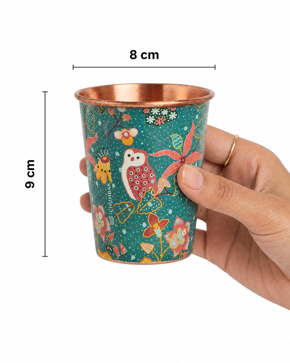 Peranakan Tales, Batik Copper Tumbler | #SingaporeInspired