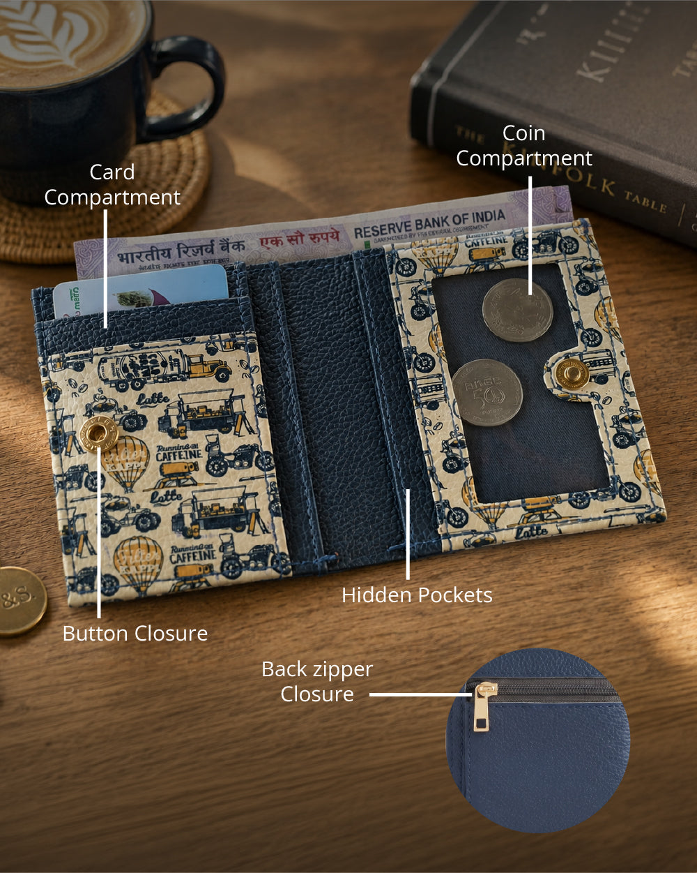 Chumbak Undercover Mini Wallet | Gifts for him
