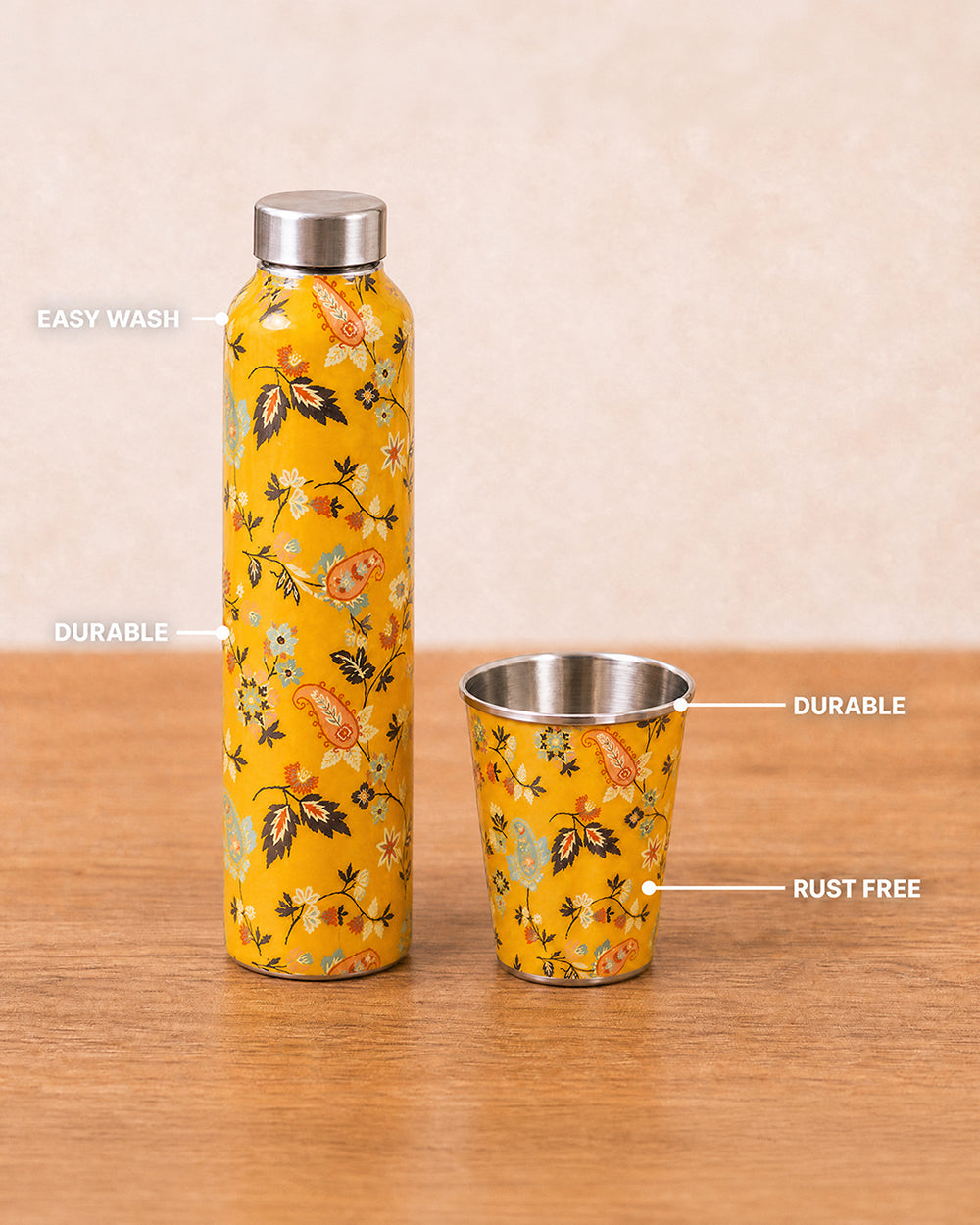 Pixel Paisley Drinkware Gift Set of 3