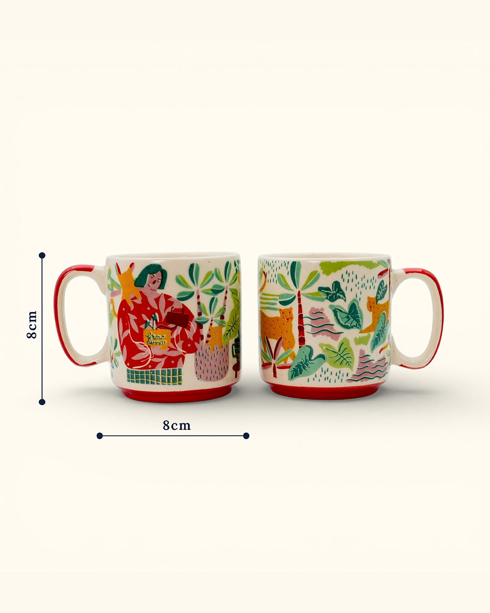 Chumbak Cups of Joy Gift Set of 2 | Comes in a Gift Box