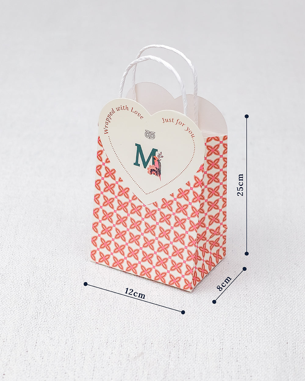 "To M, with Love" Gift Bag - Macaw