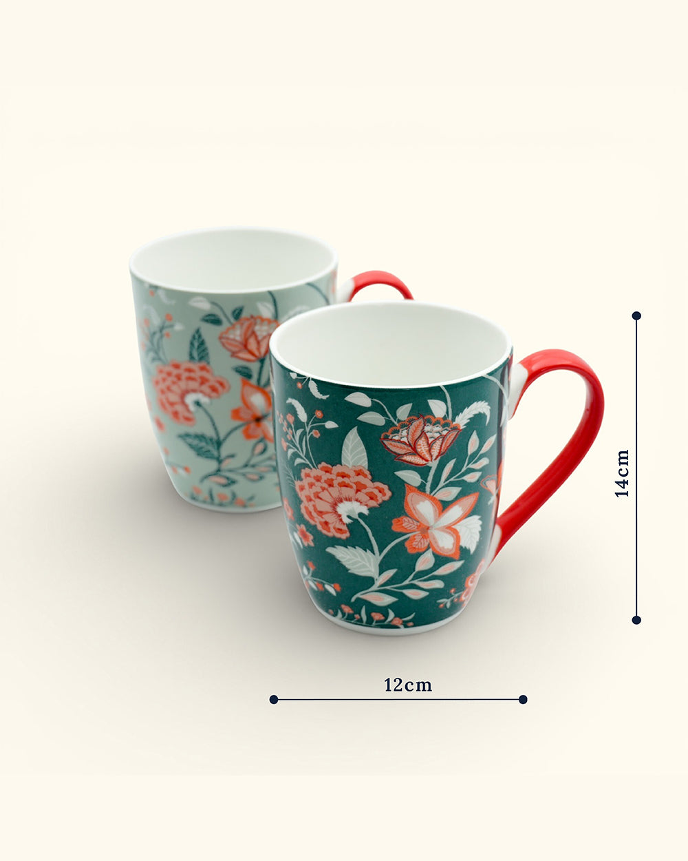 Chumbak Coffee & Joy Mug Gift Set of 2 | Comes in a Gift Box
