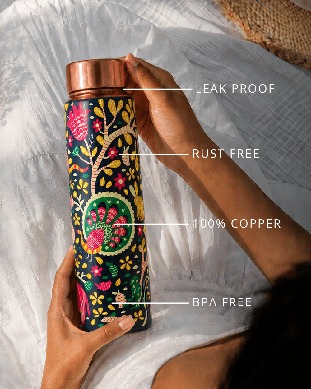 Jungle Drama Copper Bottle | 900 ml