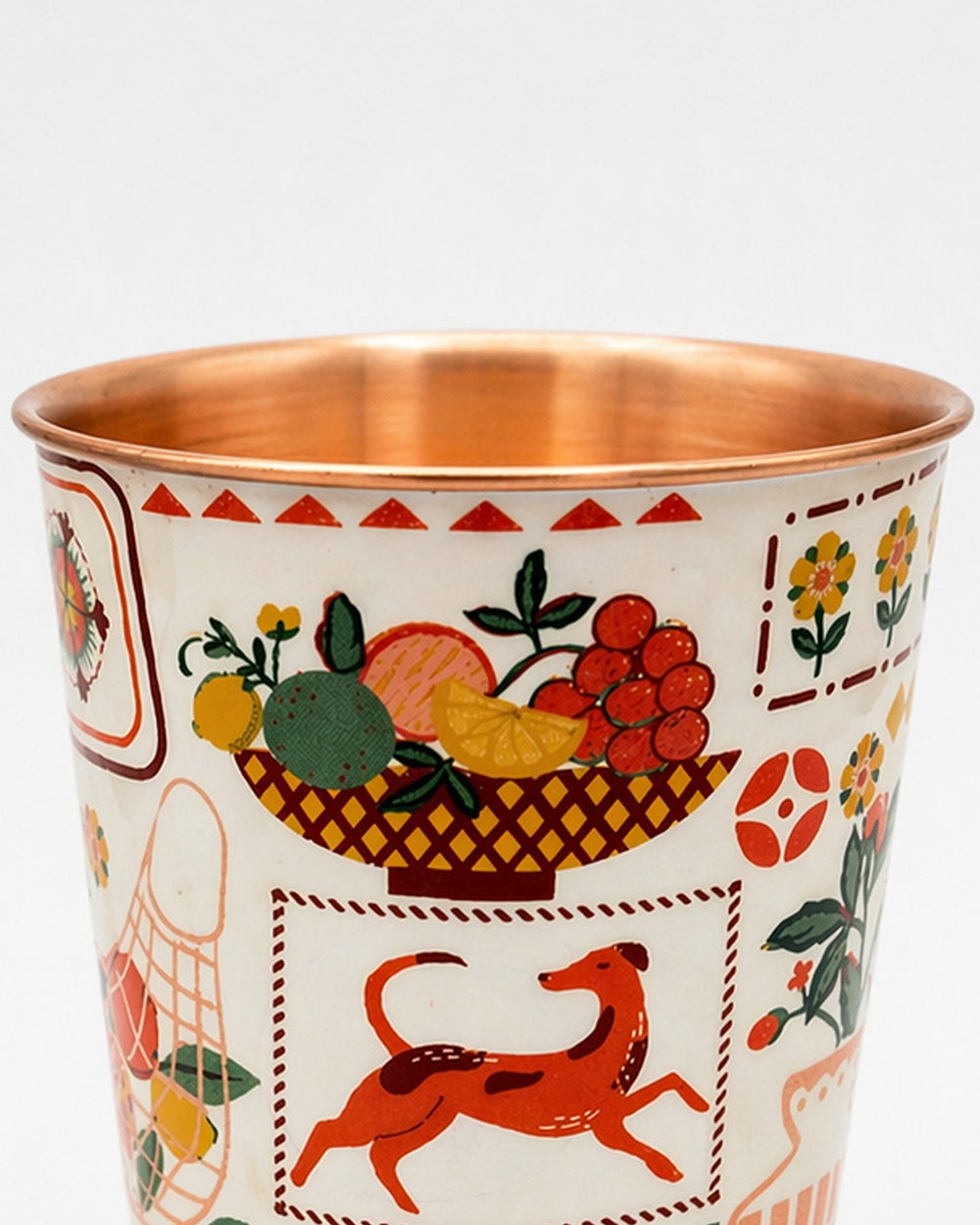 Limonata Copper Tumbler, 350 ml | Citrus Zest