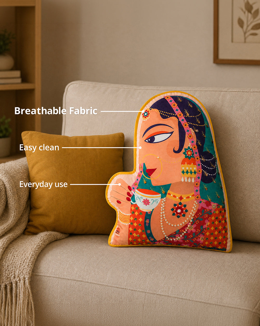 Royal Rani Shape Cushion